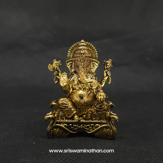 Dhundhi Ganapati with Hamsa Vahana